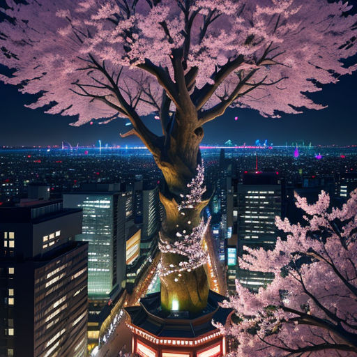 Anime sakura tree. Anime. Anime, Anime scenery HD wallpaper | Pxfuel