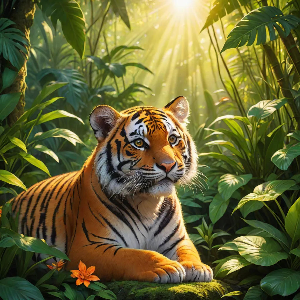 A Day with Little Tiger