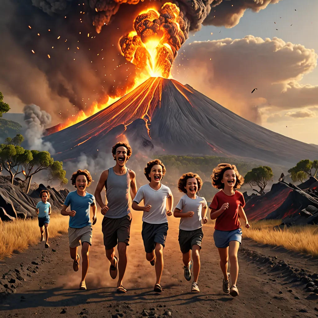 Escape from the Volcano