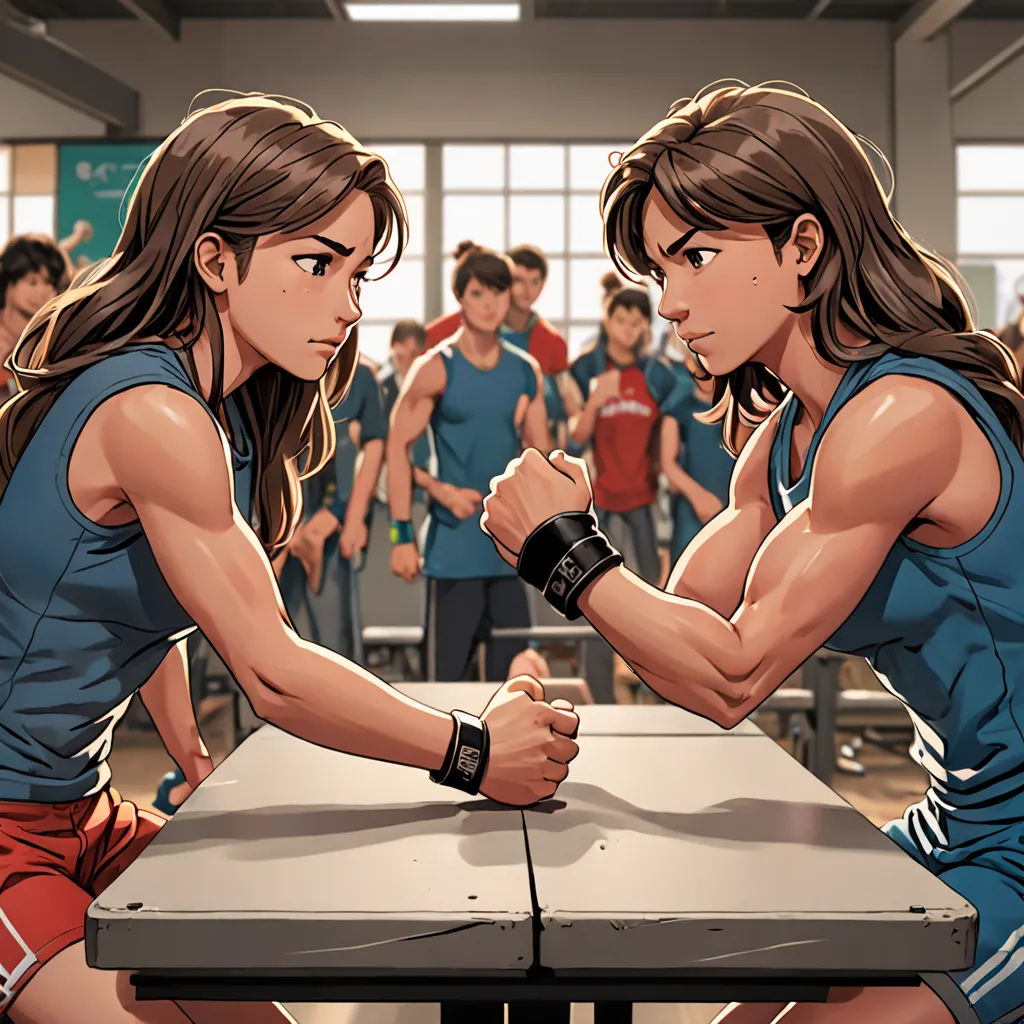 a couple of people that are sitting at a table together in front of a crowd of people in a room, remodernism, a comic book panel, Artgerm, official art
