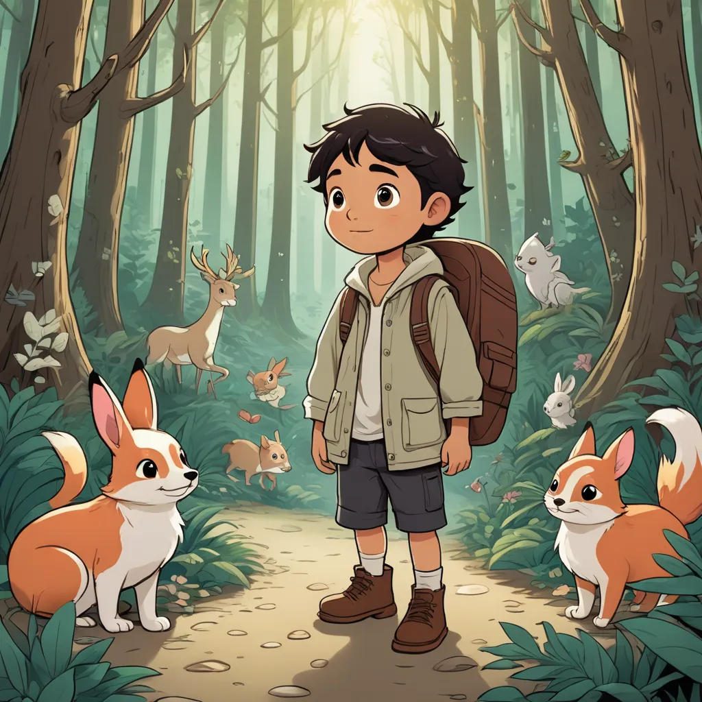 The Curious Adventures of Miko and the Enchanted Forest