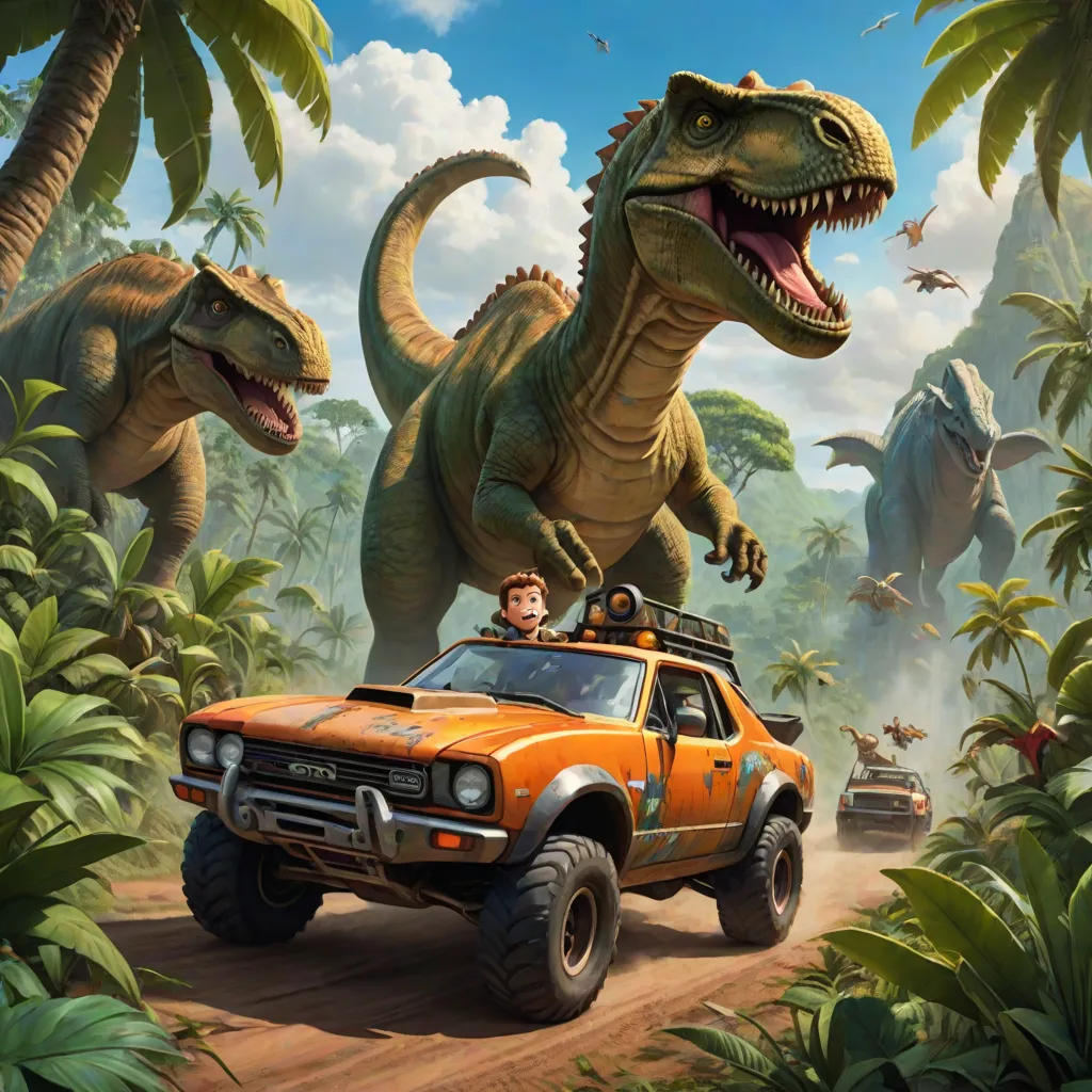 Racing Through Time: Liam and the Dinosaurs