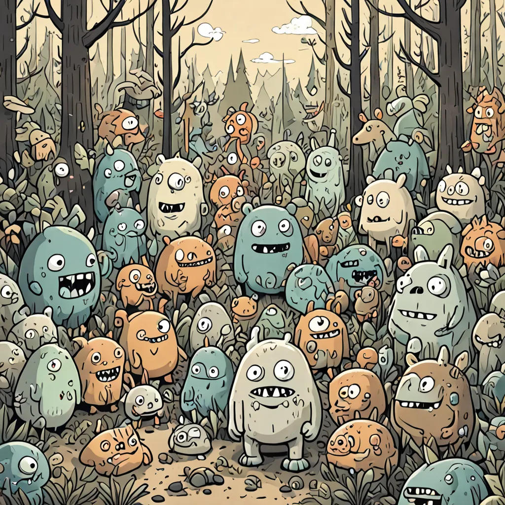 Timmy and the Friendly Forest Monsters