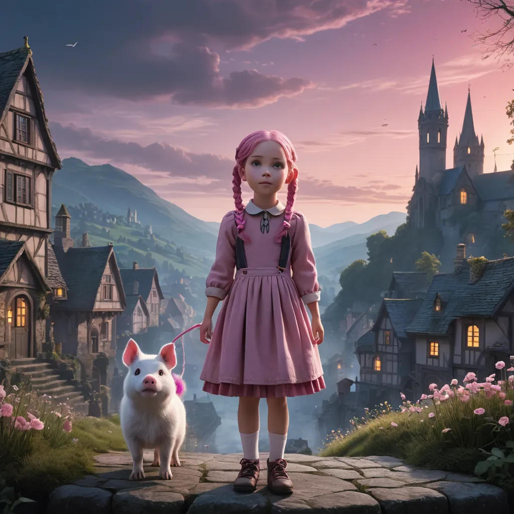 The Ghost and the Pink-Haired Girl