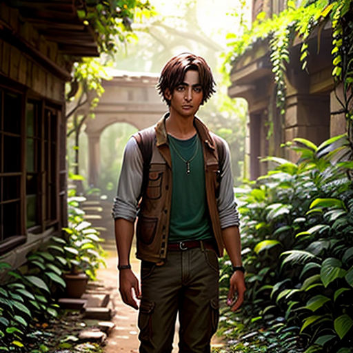 a man walking down a path in the woods with a backpack on his back and a backpack on his shoulder