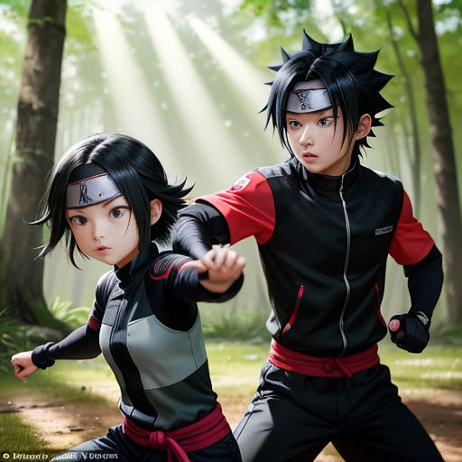 Naruto Online - LORD - Cosplay Sasuke Uchiha Gaiden e sua filha Sarada  Uchiha Créditos: Ninja vs Ninja