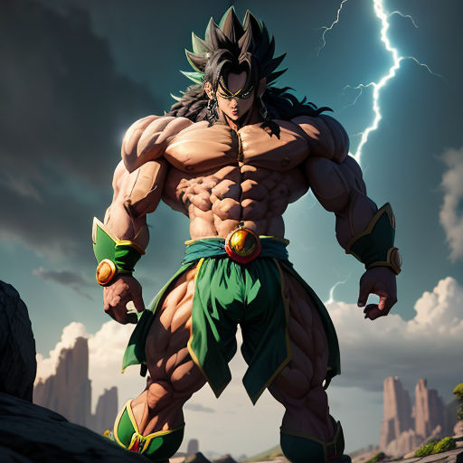 Why does Broly grow to be so muscular when transformed? Unless I'm