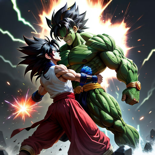 The Unstoppable Power Broly's Muscle Growth Story