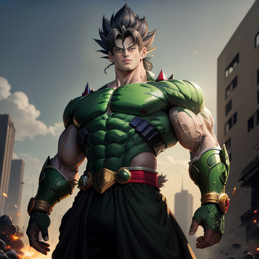 Why does Broly grow to be so muscular when transformed? Unless I'm