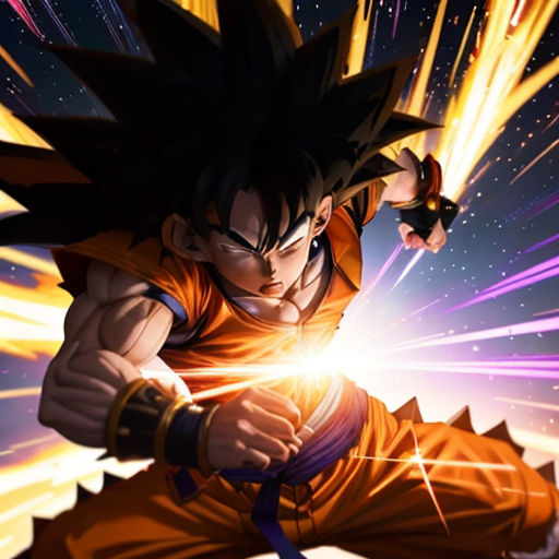 a dragon is flying through the air with his arms outstretched and his legs spread out, with a bright light shining behind him