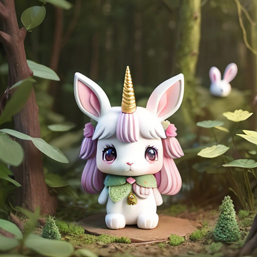 Sparky the Unicorn Rabbit