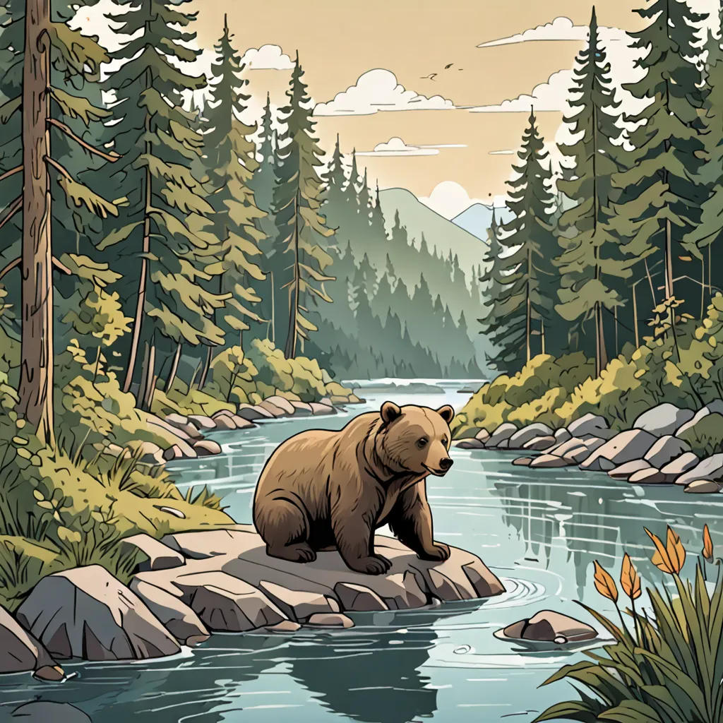 Bruno, the Young Bear: A Journey of Preparation and Friendship