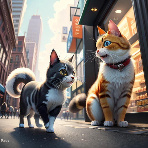 The Curious Kitten's City Adventure