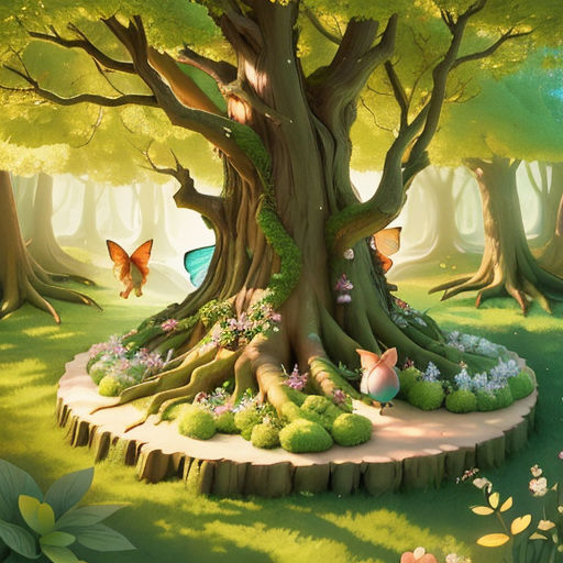 The Enchanted Tree: A Tale of Wisdom and Redemption, by HybridTales