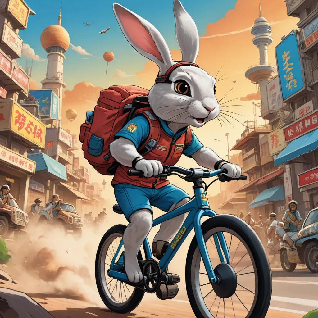 The Cycling Rabbit's Adventure Around the World
