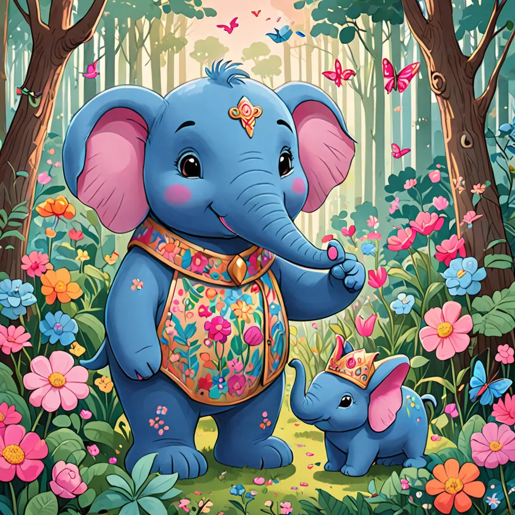 The Brave Blue Rabbit and the Gentle Pink Elephant | Story.com