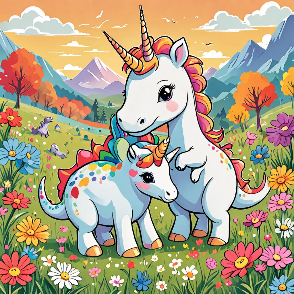 The Angry Unicorn and the Kind Dinosaur
