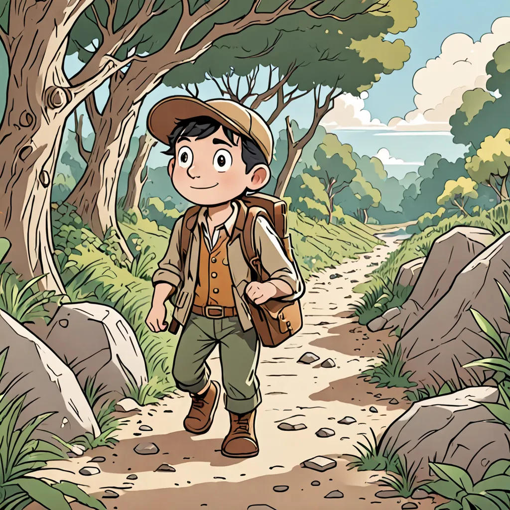 The Secret Map: Tommy's Discovery of the Treasure Adventure