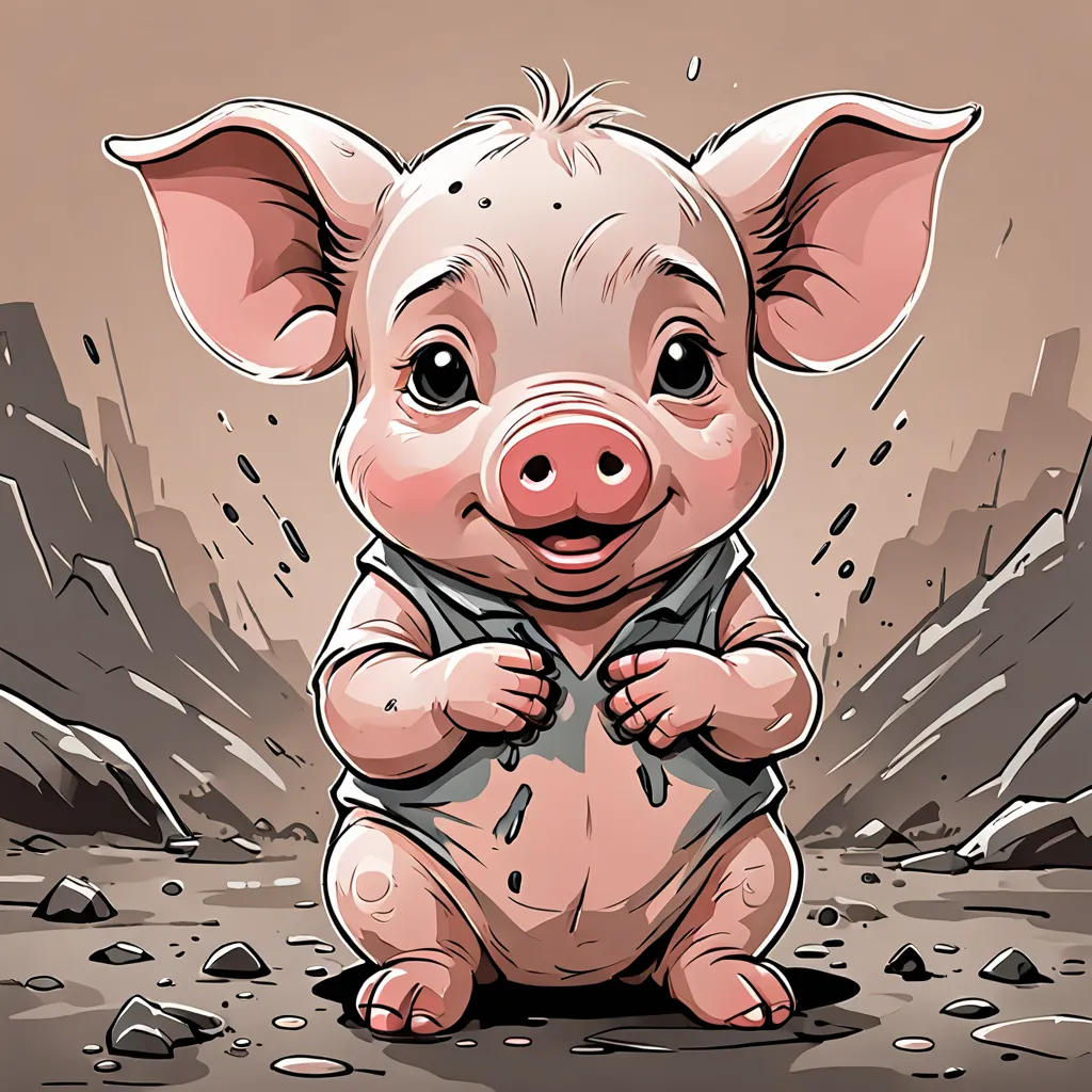The Little Piglet Who Wouldn't Wash