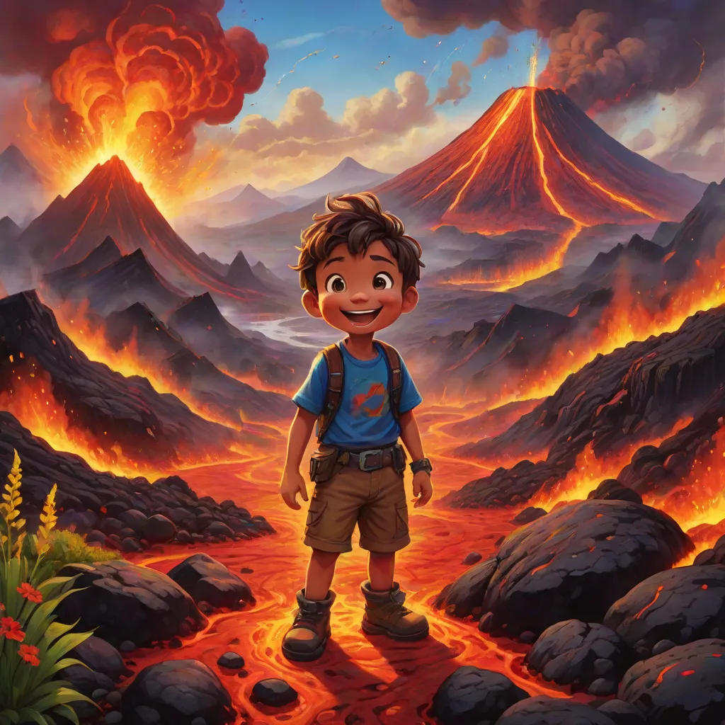 The Little Volcano: Tommy's Journey to Calm