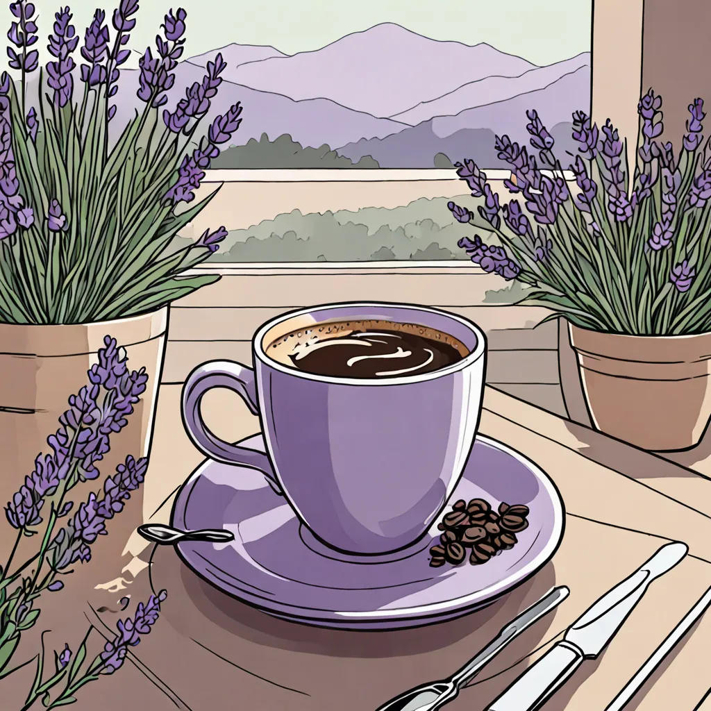 Lavender's Quest for Coffee