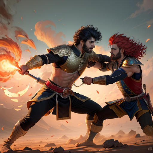 The Duel of Arjun and Karna