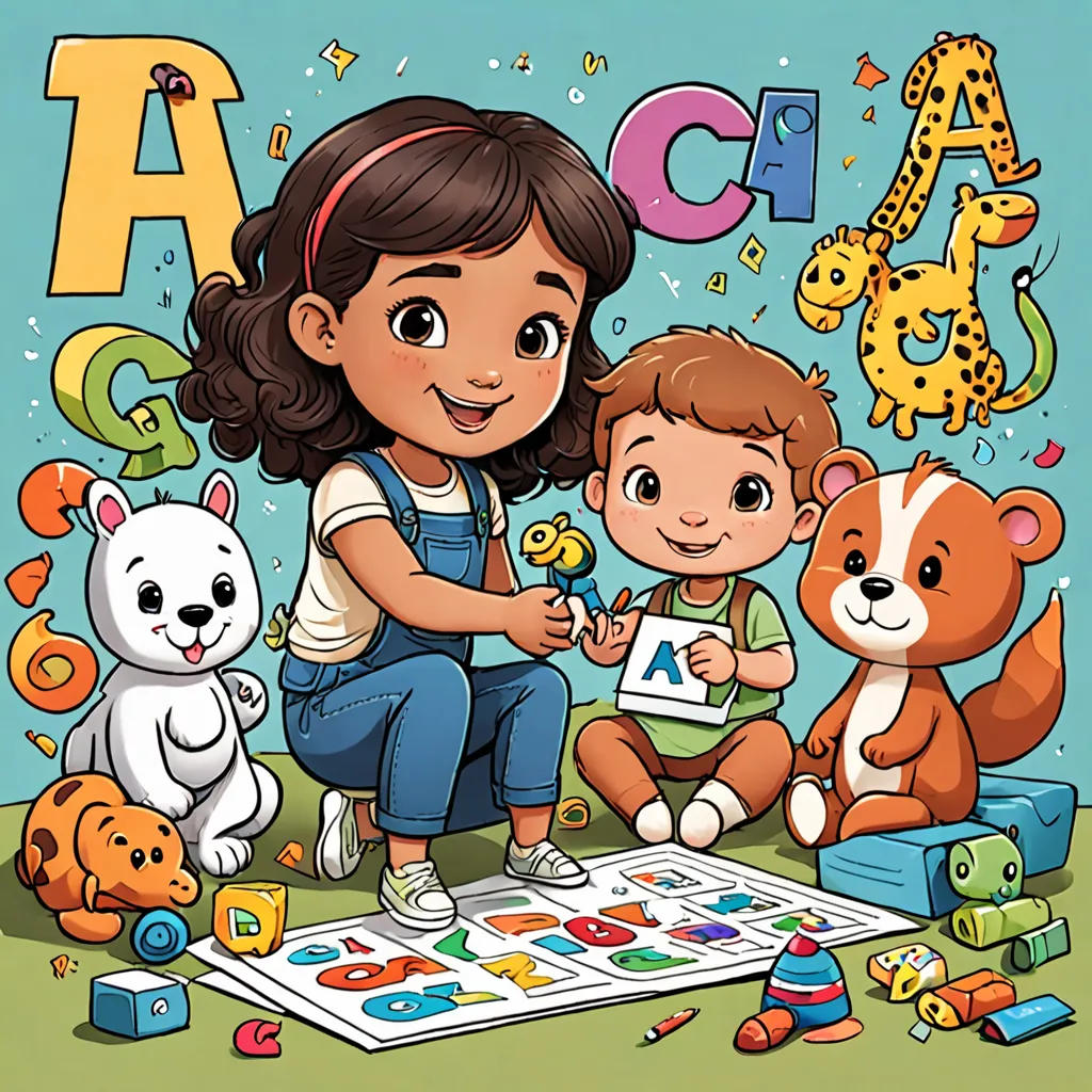 Alphabet Adventures: A Coloring Book Story