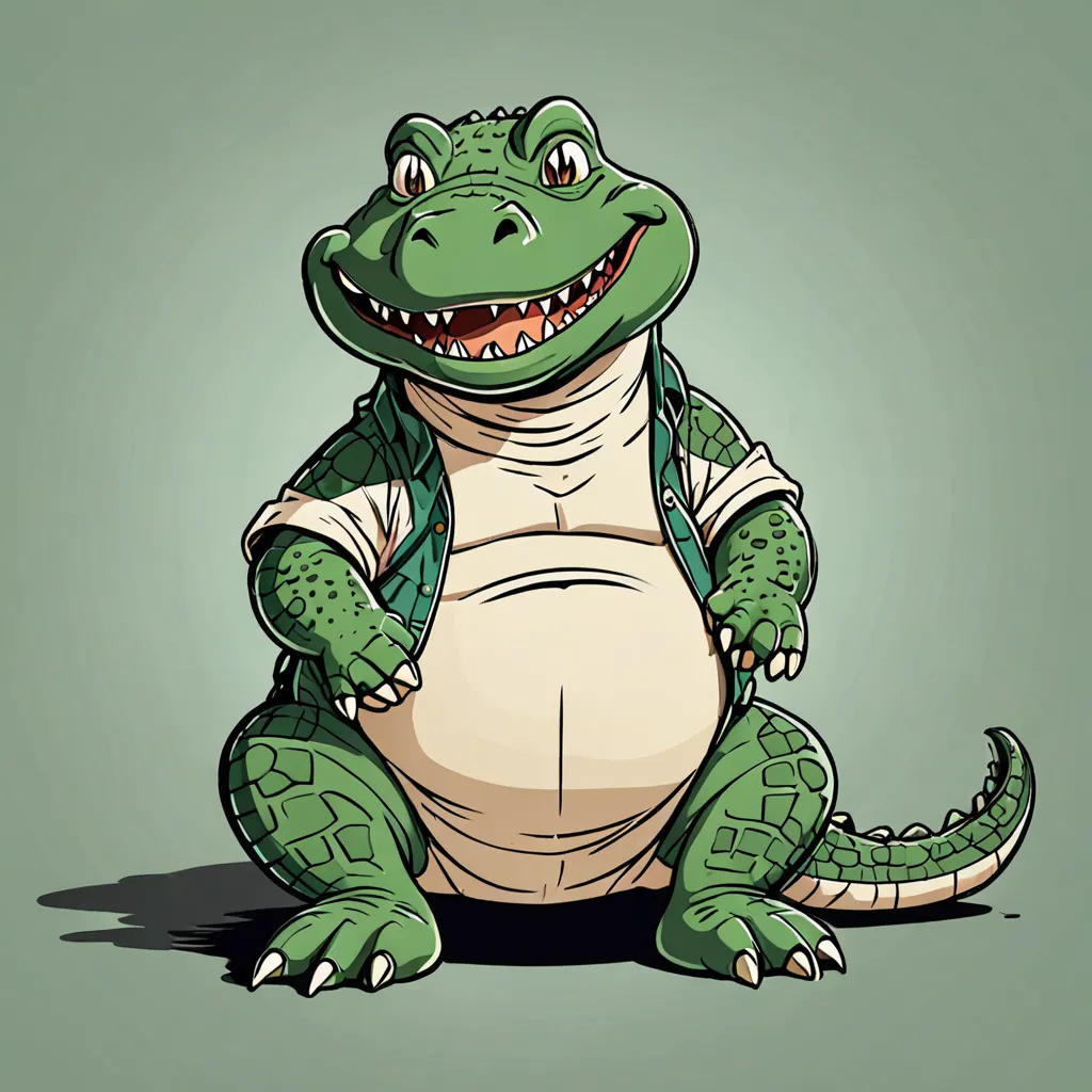 Louis the Alligator and the Endless Gumbo Feast