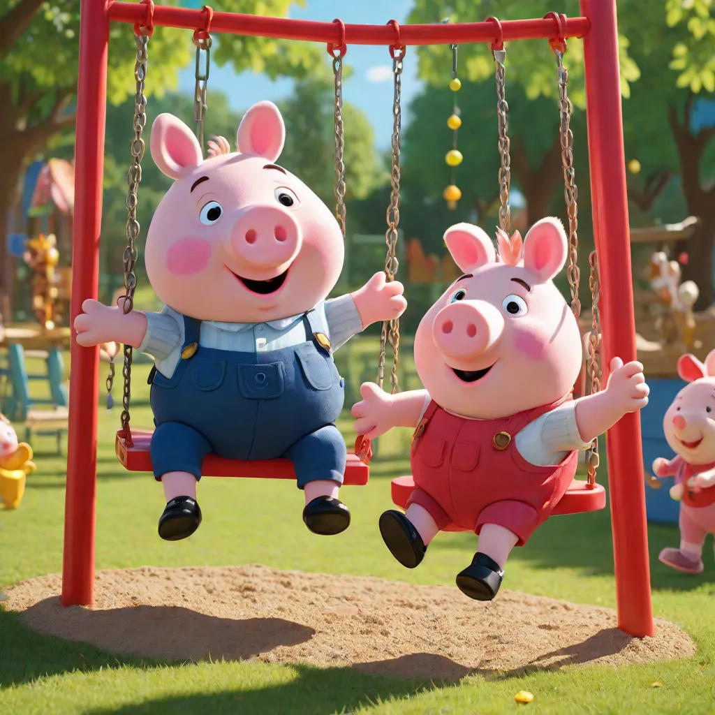 George Pig and Richard Rabbit Learn to Share