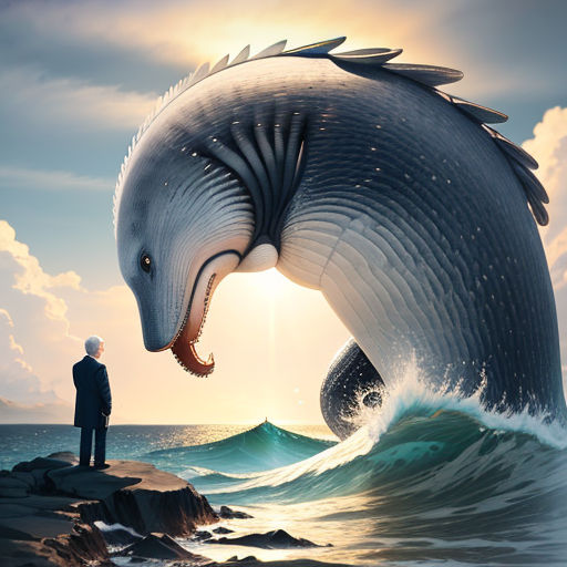The Old Man and the Majestic Whale