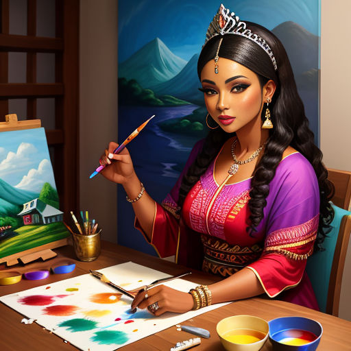 The Princess Adunni's Artful Adventure