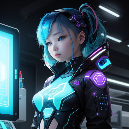 Connector Yumi - Cyberpunk Girl