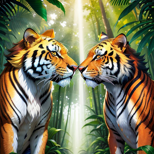The Lion and the Tiger: The Enchanted Jungle