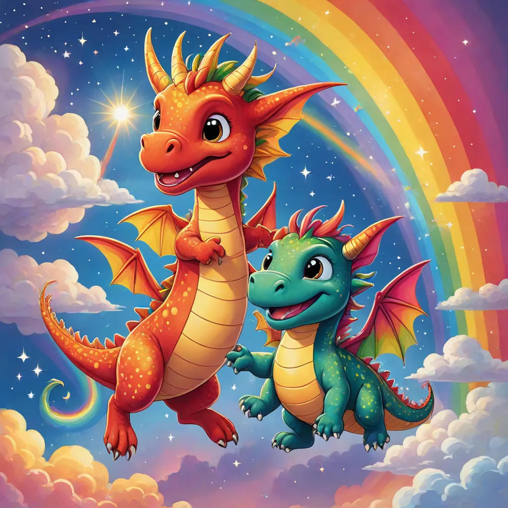 The Enchanted Star and the Rainbow Dragon