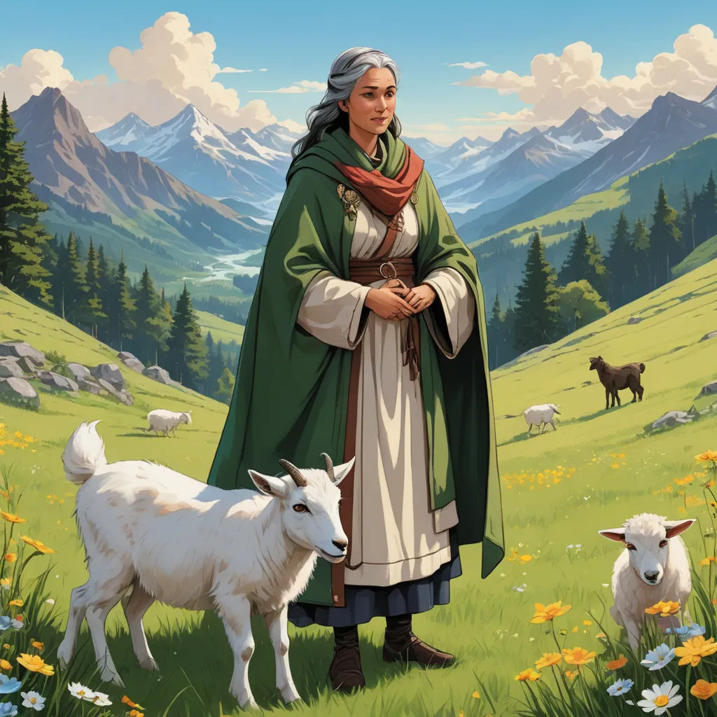 The Wise Goat and the Cunning Wolf