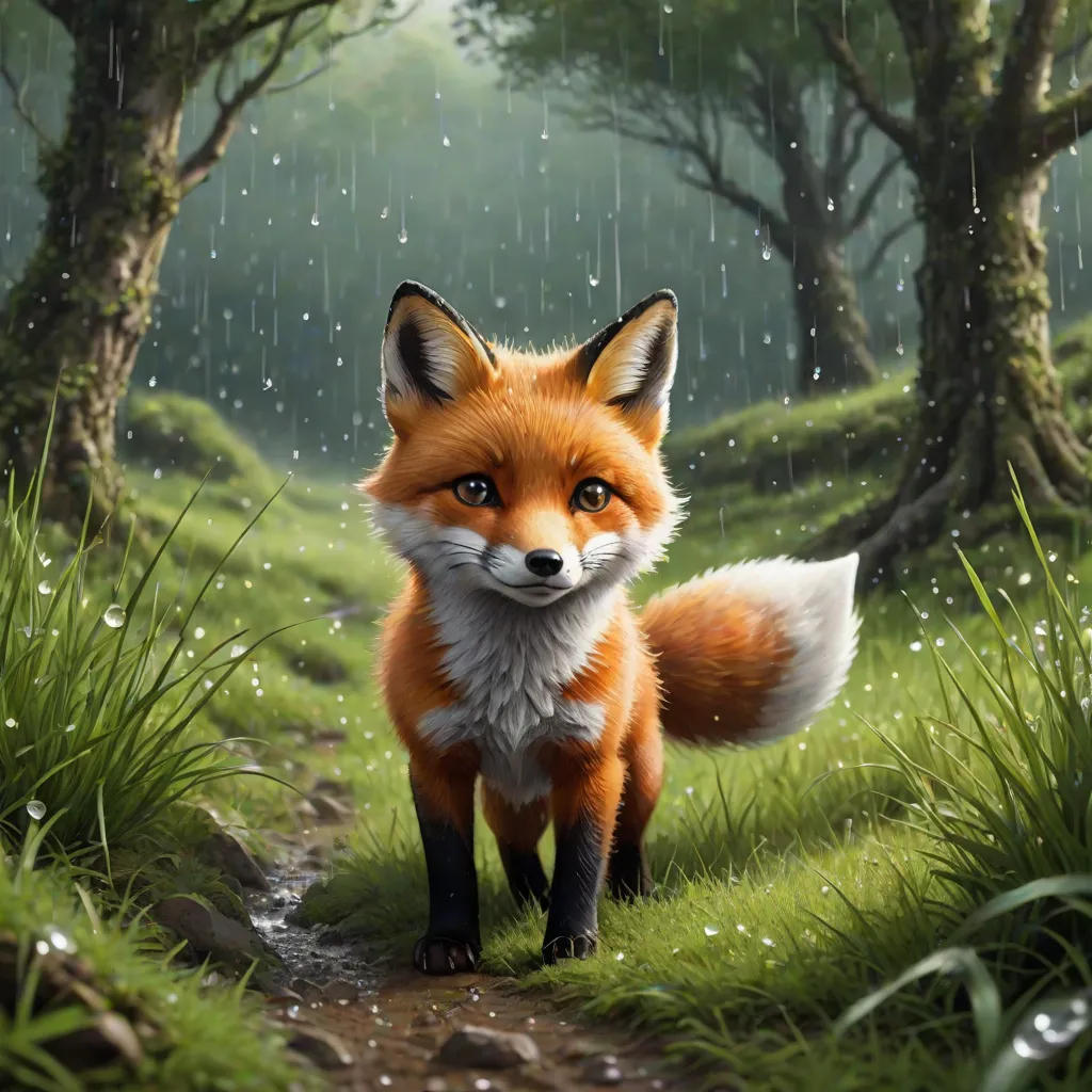 The Little Fox and the Hailstorm
