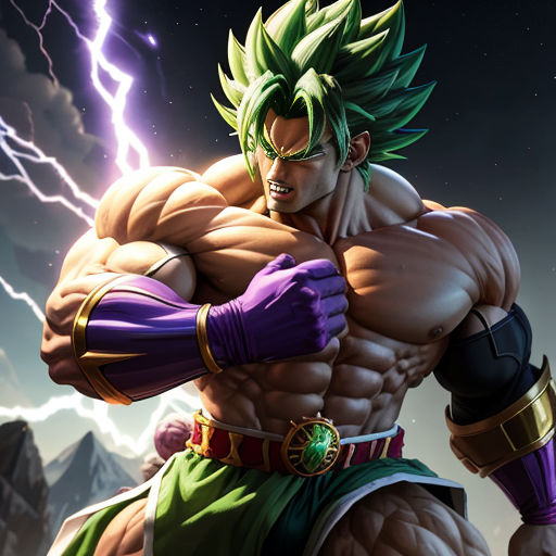 Why does Broly grow to be so muscular when transformed? Unless I'm