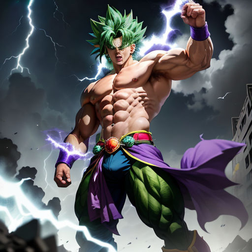 Why does Broly grow to be so muscular when transformed? Unless I'm