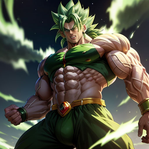 Why does Broly grow to be so muscular when transformed? Unless I'm