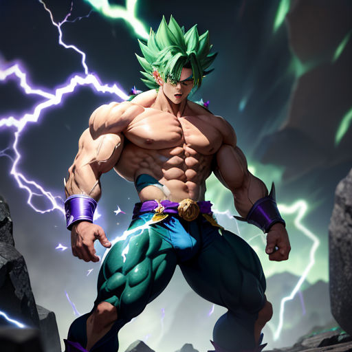 Why does Broly grow to be so muscular when transformed? Unless I'm