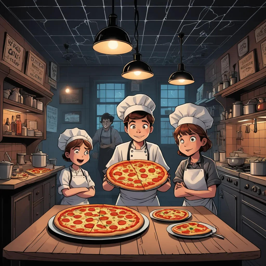 The Ghostly Pizza Parlor