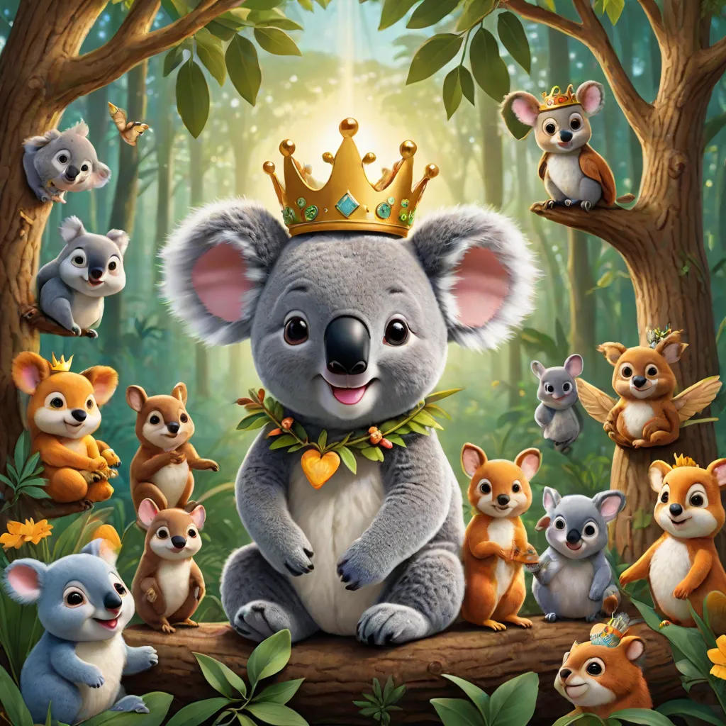 The Koala Bear who was crowned the Cuddle King of Kalangadoo