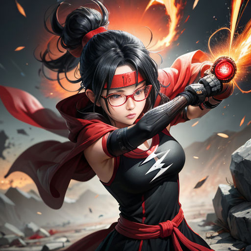 Sarada Uchiha Fights