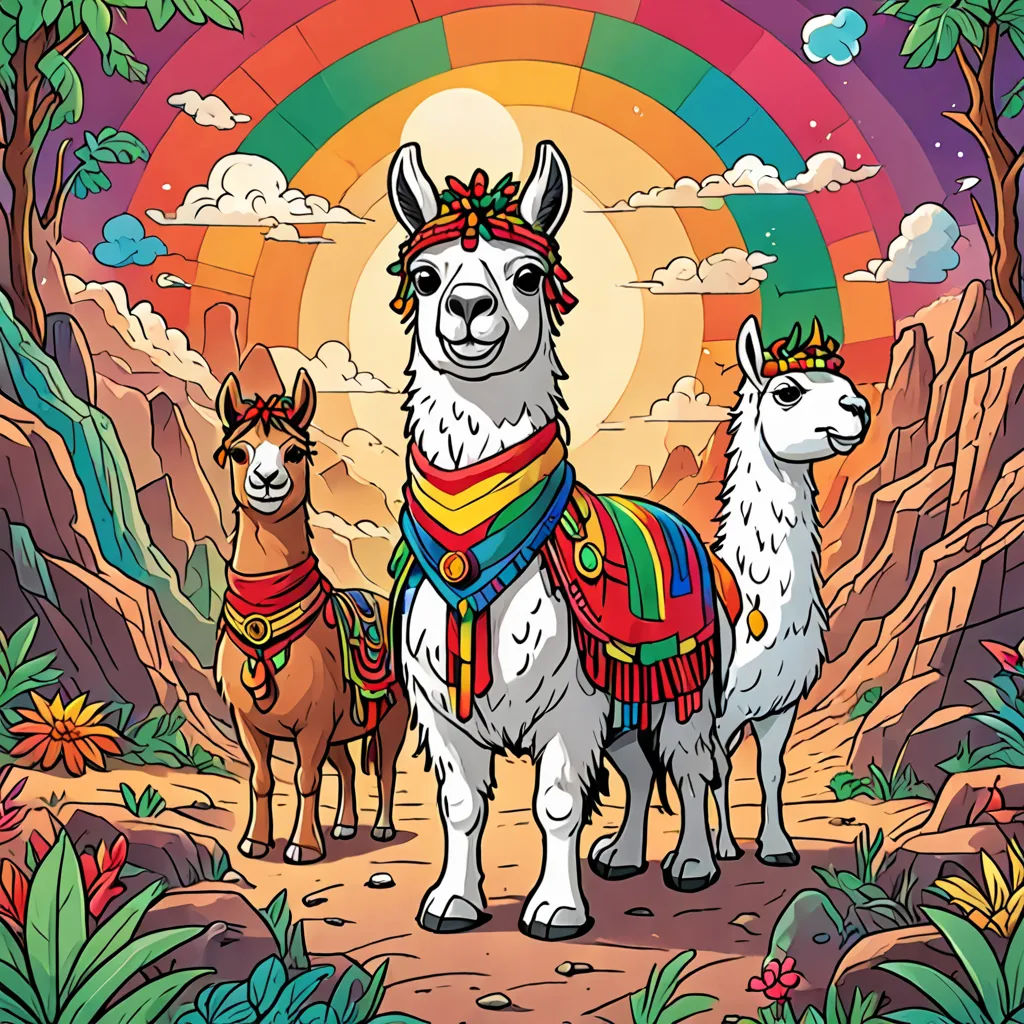 Karma the Rasta Llama and the Lost Chakras