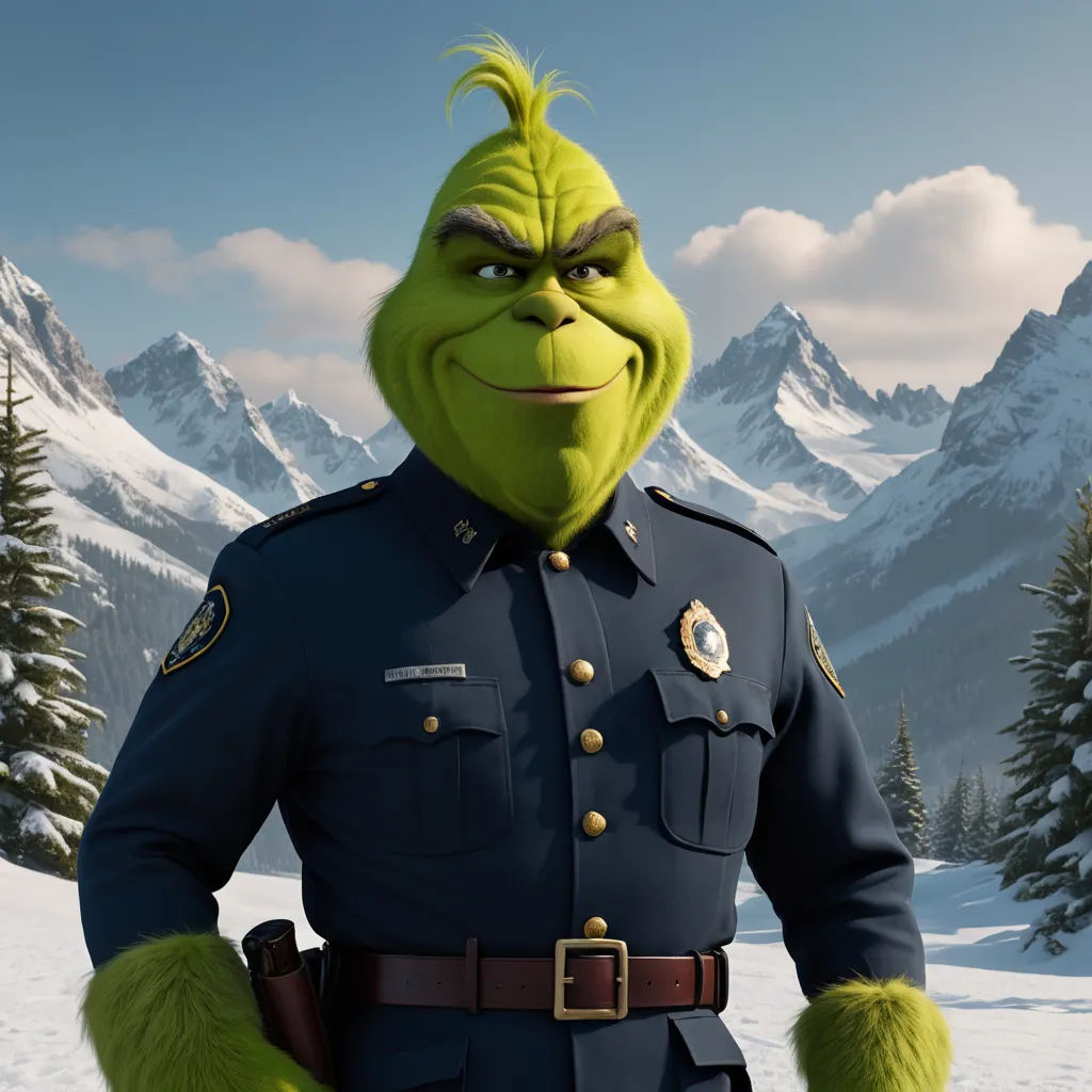 a man in a uniform standing in the snow with a mountain in the background and a snow covered mountain in the background, excessivism, a character portrait, Brian Snøddy, unreal engine 5 quality render