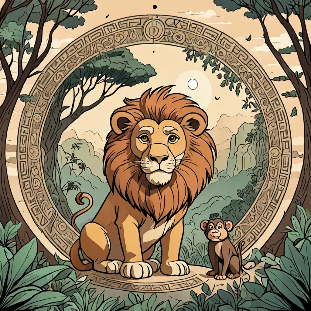 Leo the Lion and the Mysterious Circle