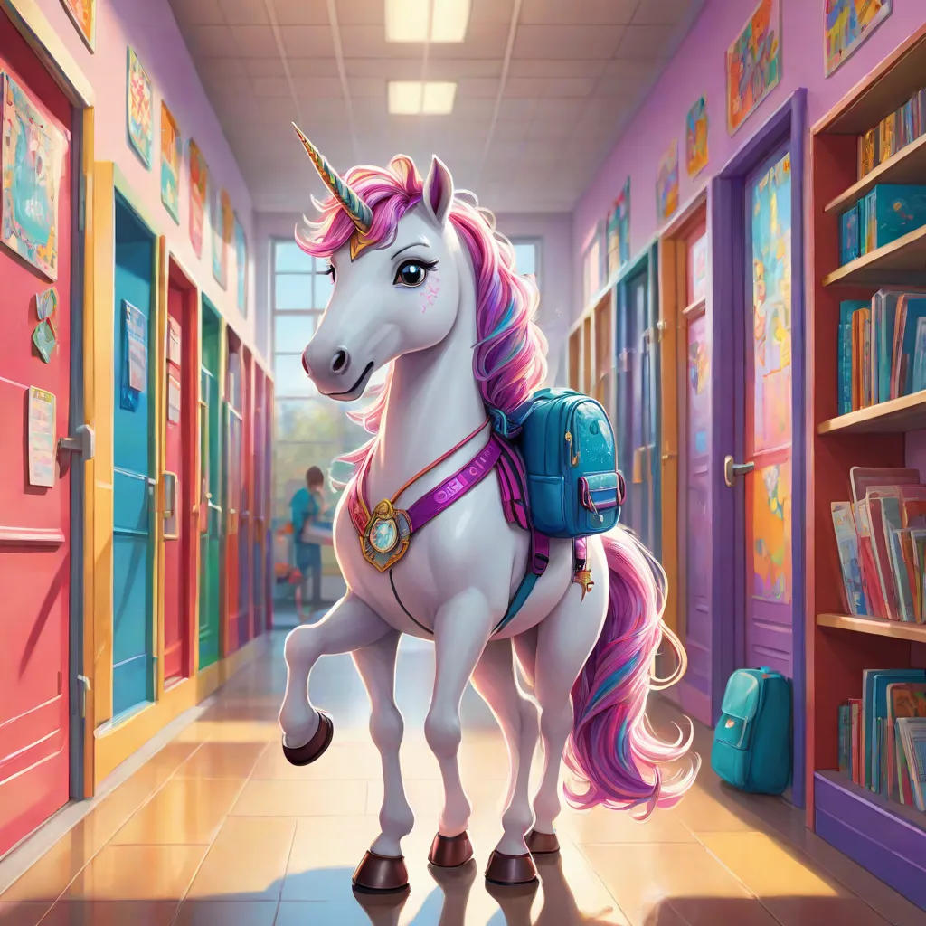 The Unicorn's First Day of School