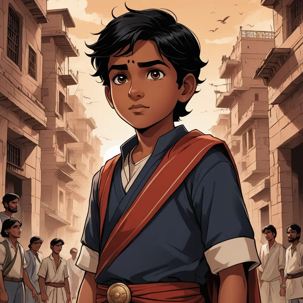 a cartoon of a man in a roman costume standing in front of a crowd of people in a city, hurufiyya, a comic book panel, Altoon Sultan, graphic novel