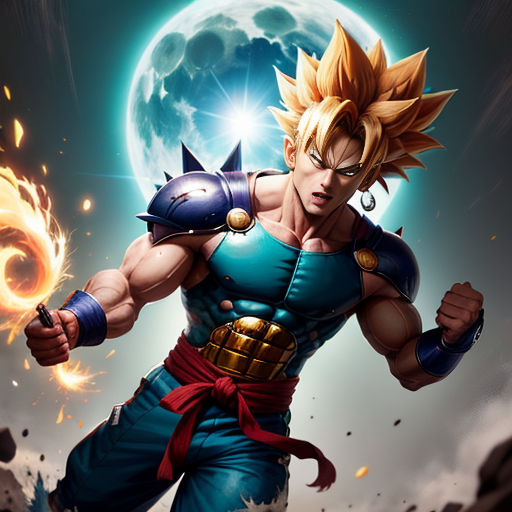 Goku Super Saiyajin Guerreiro - Gráfico vetorial grátis no Pixabay