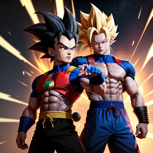 Goku e Vegeta foram superados